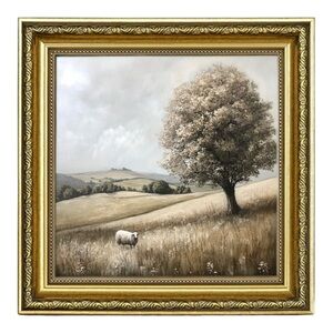 Vintage French Landscape Framed Art